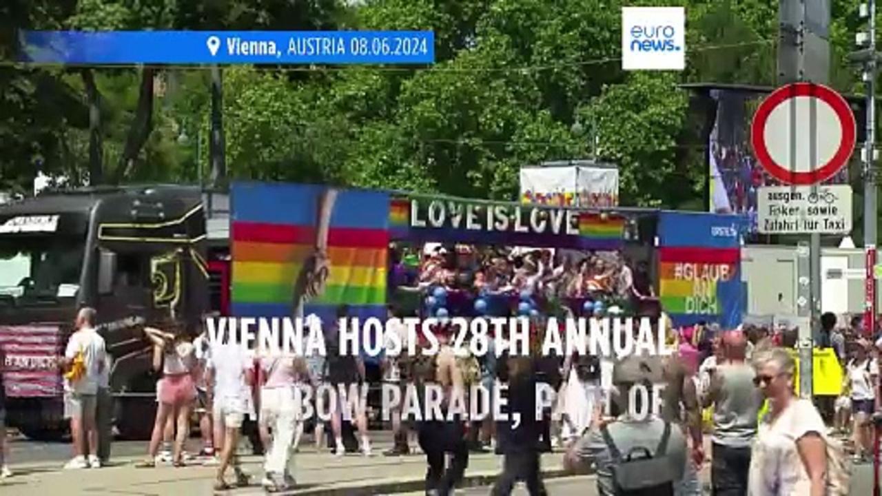 Over 300,000 people enjoy Vienna's Pride Parade