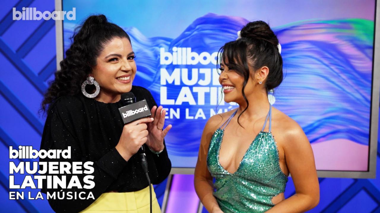 Juliana Velásquez habla de su último álbum 'Mar Adentro,' rendirle homenaje a un ícono y más | Billboard Mujeres Latinas En