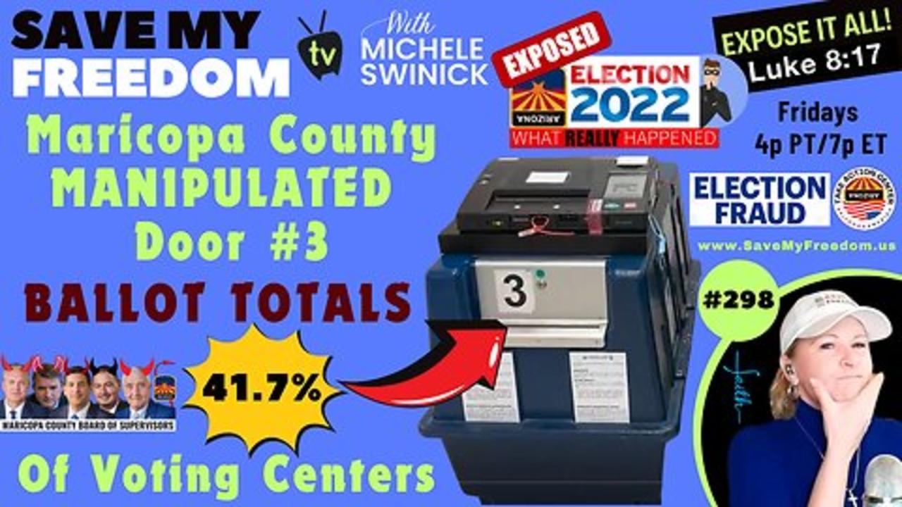 NEW ELECTION FRAUD! Maricopa County Manipulated Door #3 Ballot Totals At 41.7% Of Voting Centers…THEY DO NOT MATCH Poll Worker