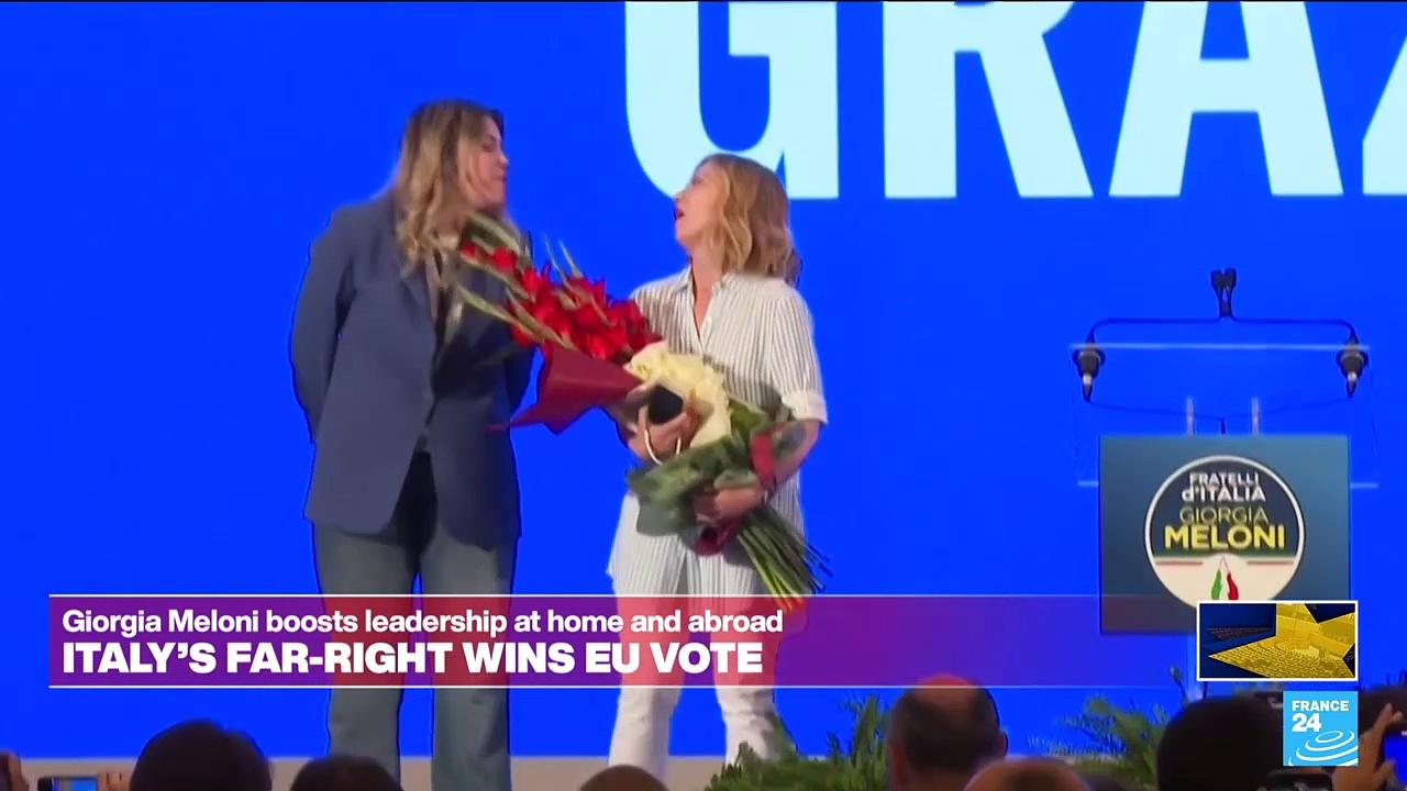 Italy far-right PM Meloni gets domestic, European boost from EU election win