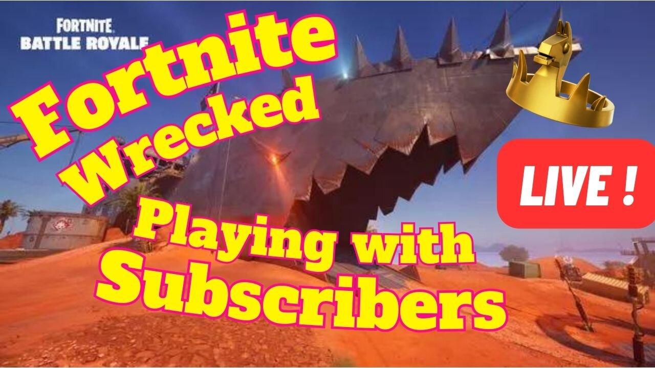 Fortnite Live playing with subs on YouTube #fortnite #stream #live #zerobuild