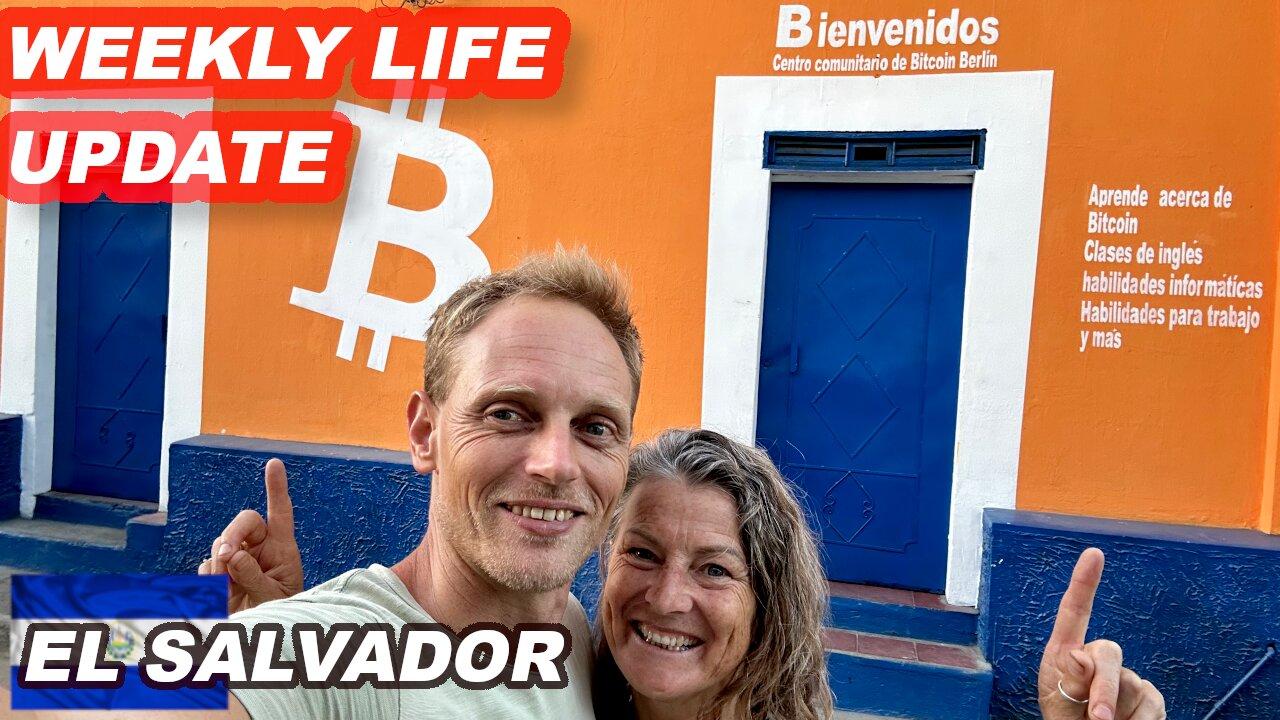 Week 96 - Bitcoin Trading Cards opened live and our life in Berlin El Salvador
