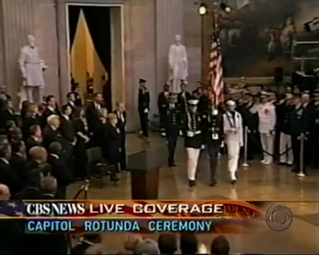 June 11, 2004 - Former VP Dan Quayle at Rotunda Ceremony for Ronald Reagan Funeral