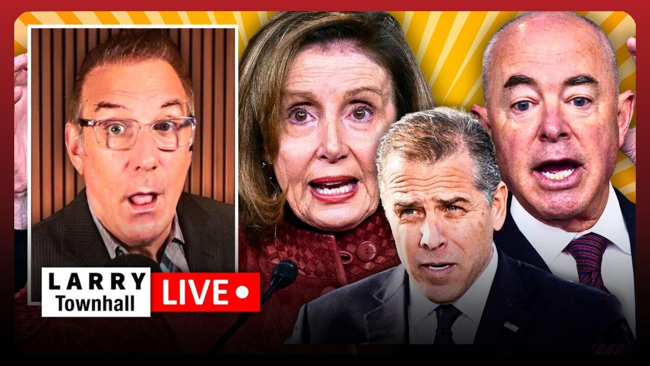 Hunter Biden GUILTY, Pelosi J6 Tapes LEAKED, Mayorkas A TRAITOR?! | Larry Live!