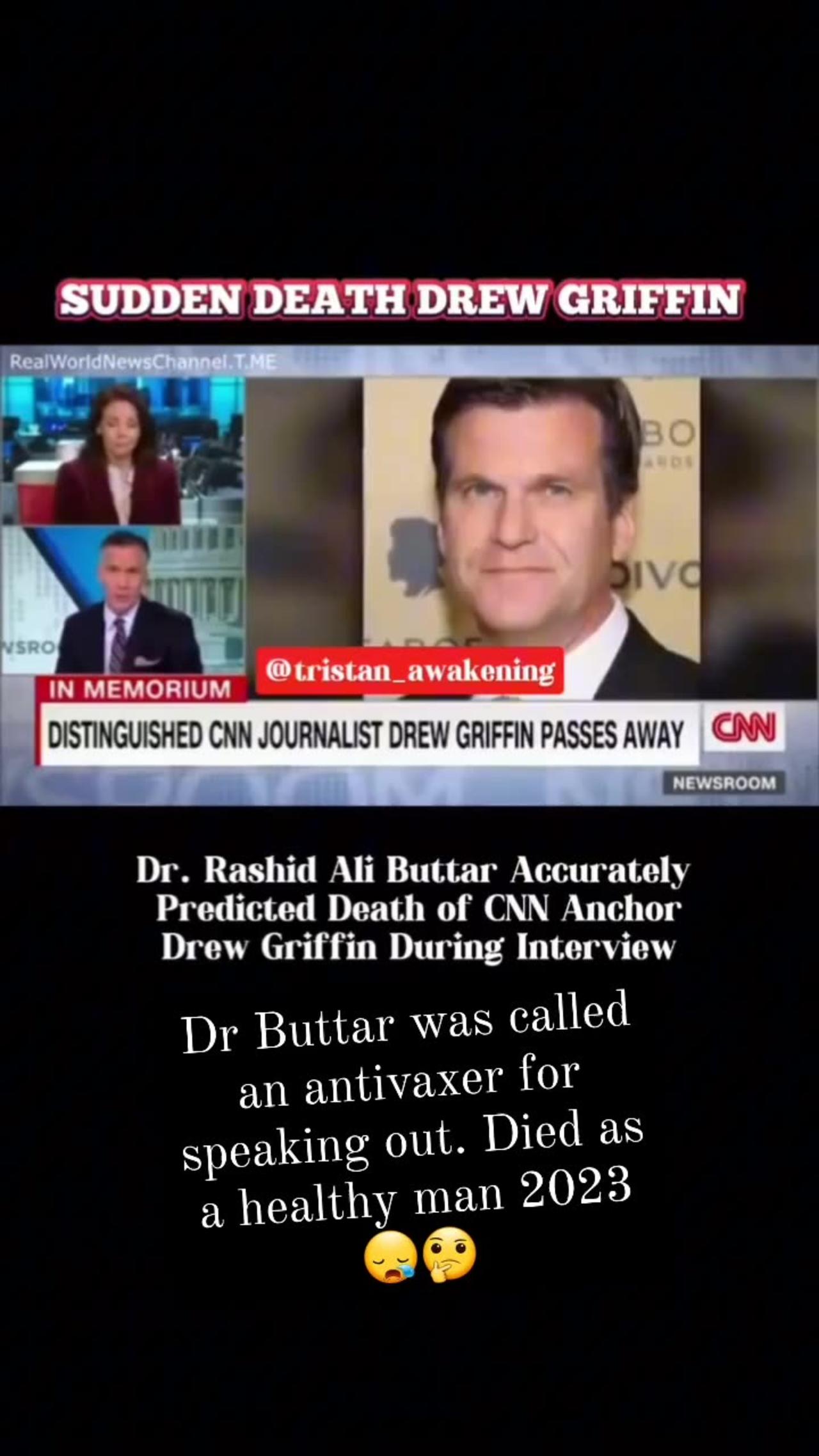 Dr. Rashid Ali Buttar Accurately Predicted Death of CNN Anchor Drew Griffin During Interview!