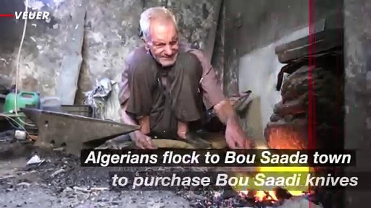 Algerian Blacksmith Crafts Renowned Knives for Eid al-Adha Sacrifices