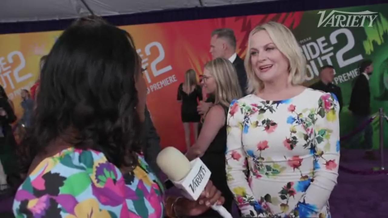 Amy Poehler Interview at 'Inside Out 2' Premiere