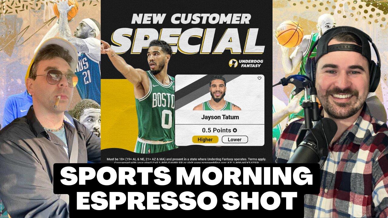 NBA Finals Game 3 Underdog Fantasy Picks! | Sports Morning Espresso Shot