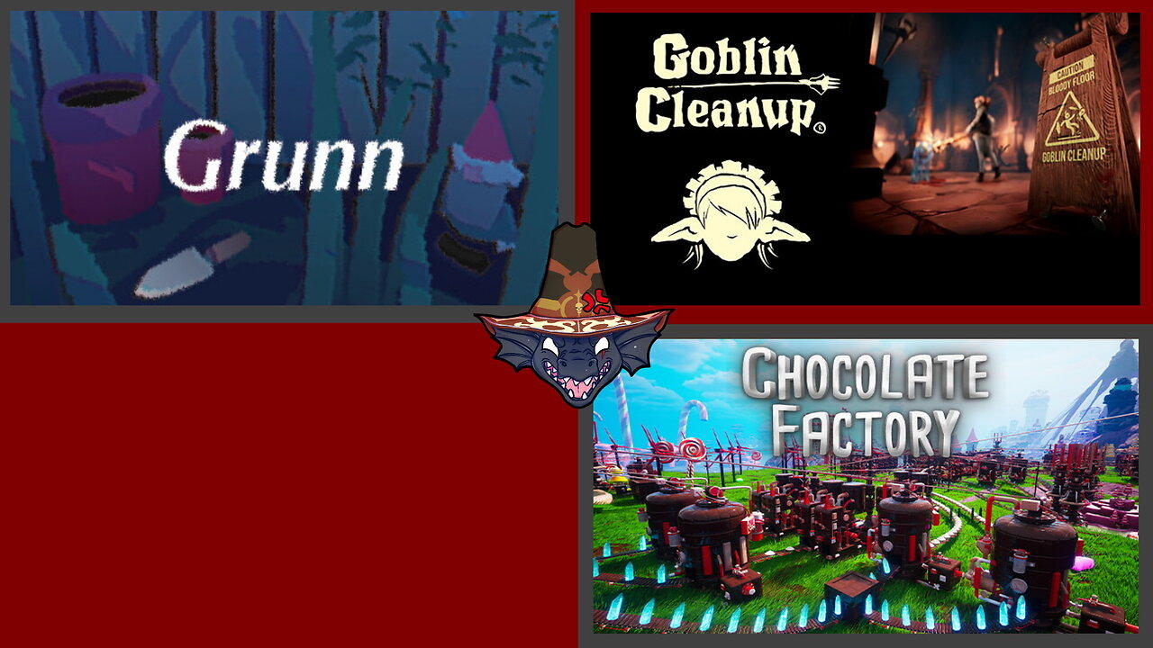[Steam NextFest Day 1] Grunn, Goblin Cleanup and Chocolate Factory!