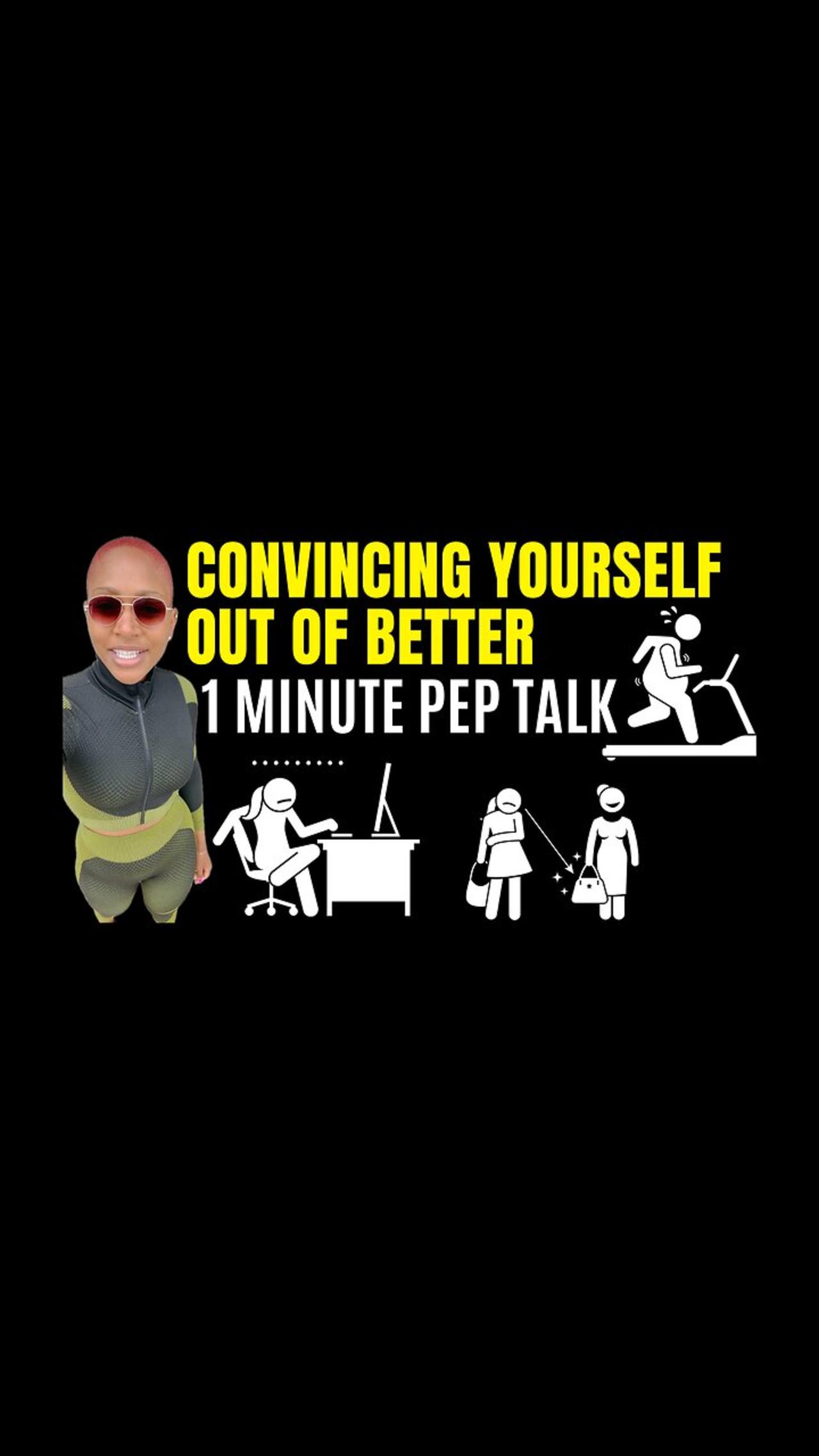 Stop Convincing Yourself You Don’t Want Better (1 minute motivational speech)