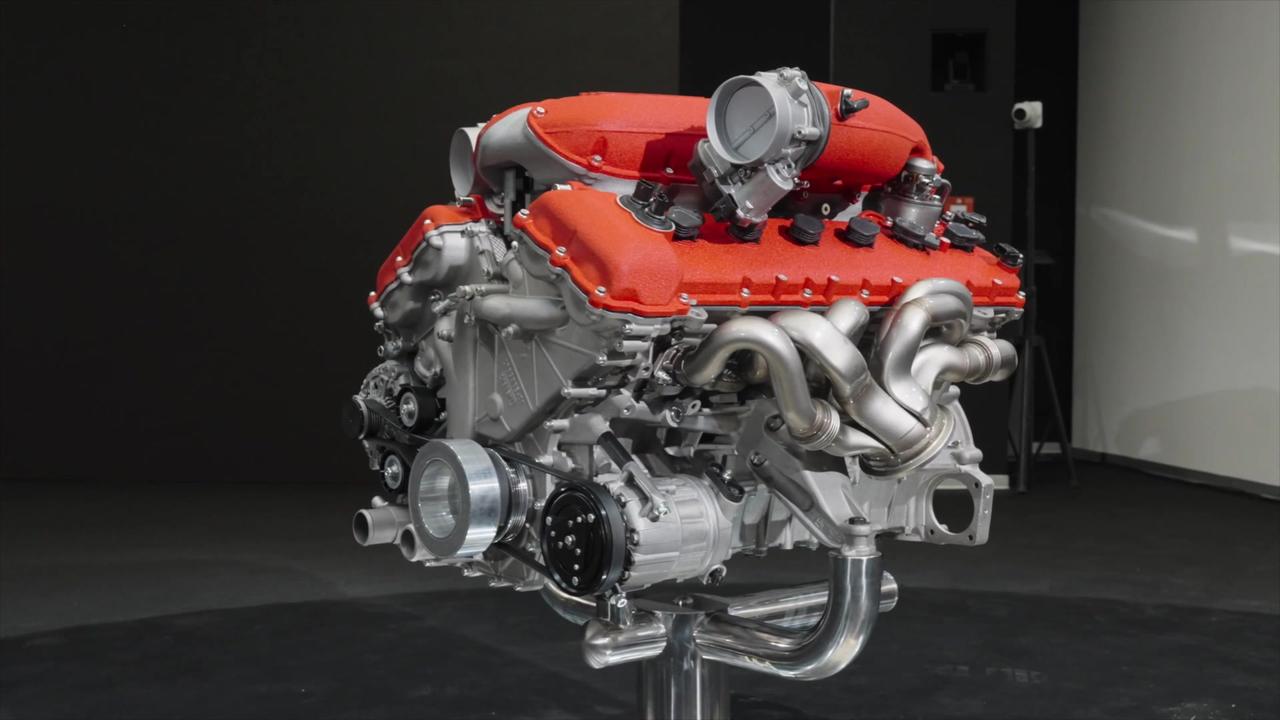 The all-new Ferrari 12Cilindri Engine