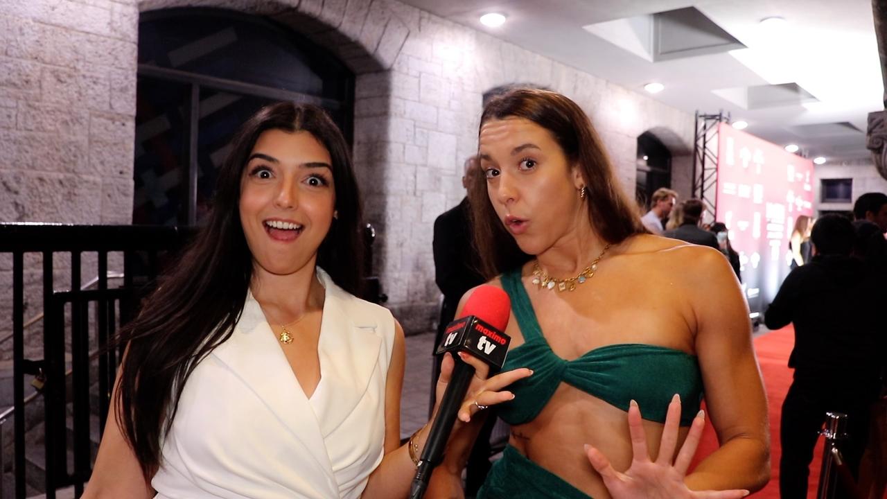 Mary-Sophie Harvey interview at the 2024 Maxim Grand Prix Party red carpet in Montreal