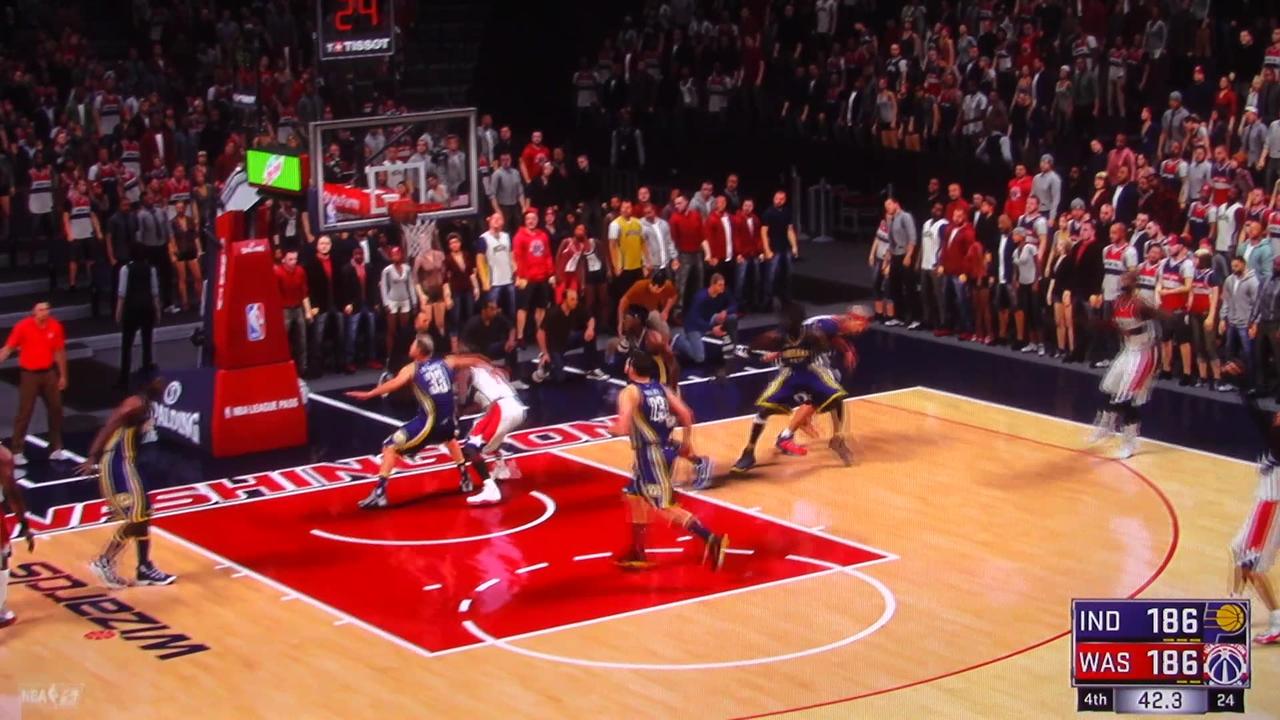 NBA2K: Indiana Pacers vs Washington Wizards (Overtime)