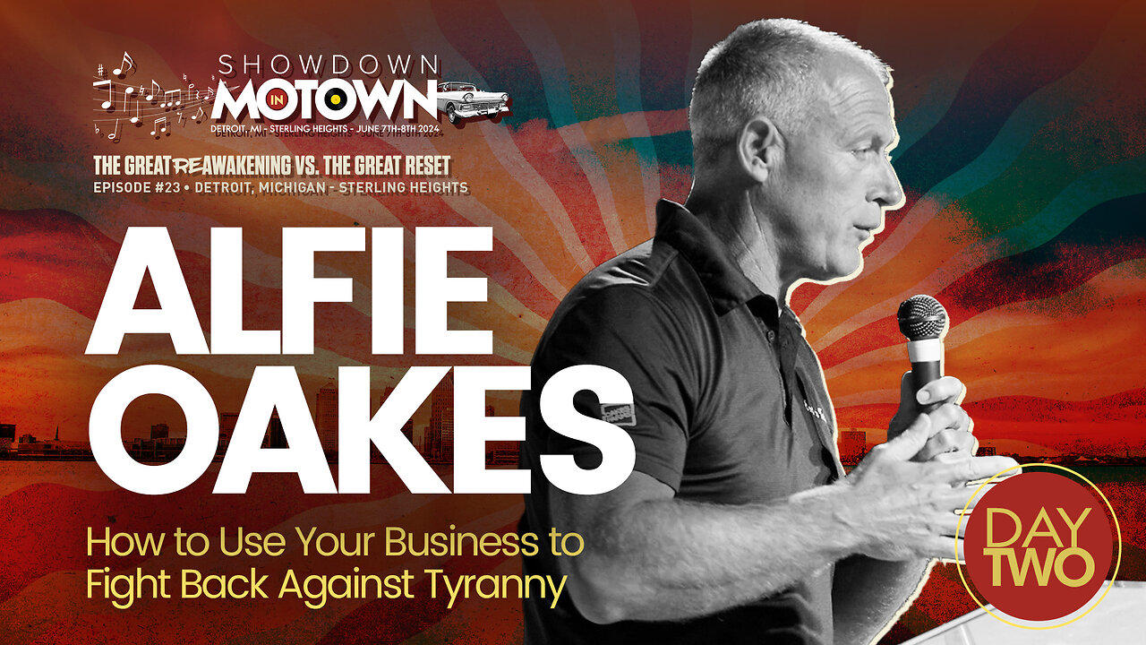 Alfie Oakes | Alfie Oakes Speaks At ReAwaken America Tour Detroit, Michigan! Join Navarro, Flynn, Eric Trump & Team America 