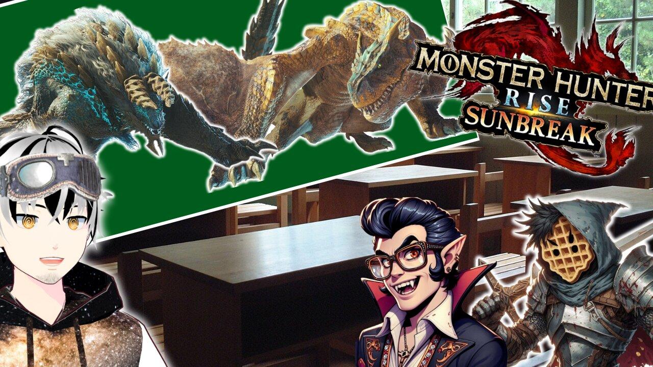 【Monster Hunter Rise Sunbreak】Teaching my friends how to Hunt l #2