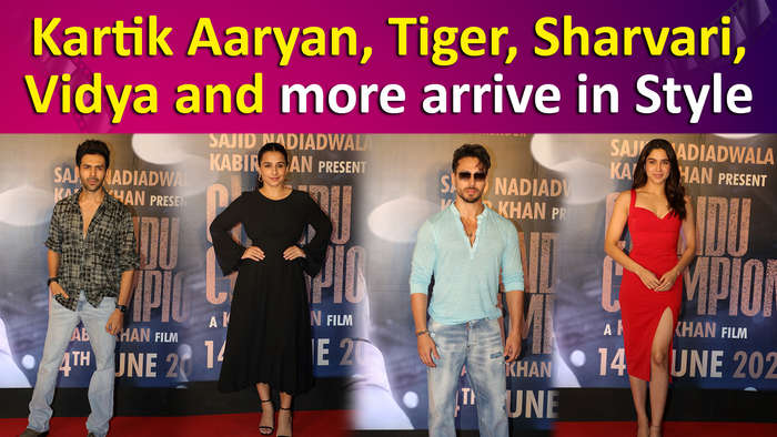Chandu Champion Screening: Celebs arrive in Glamorous Avatars