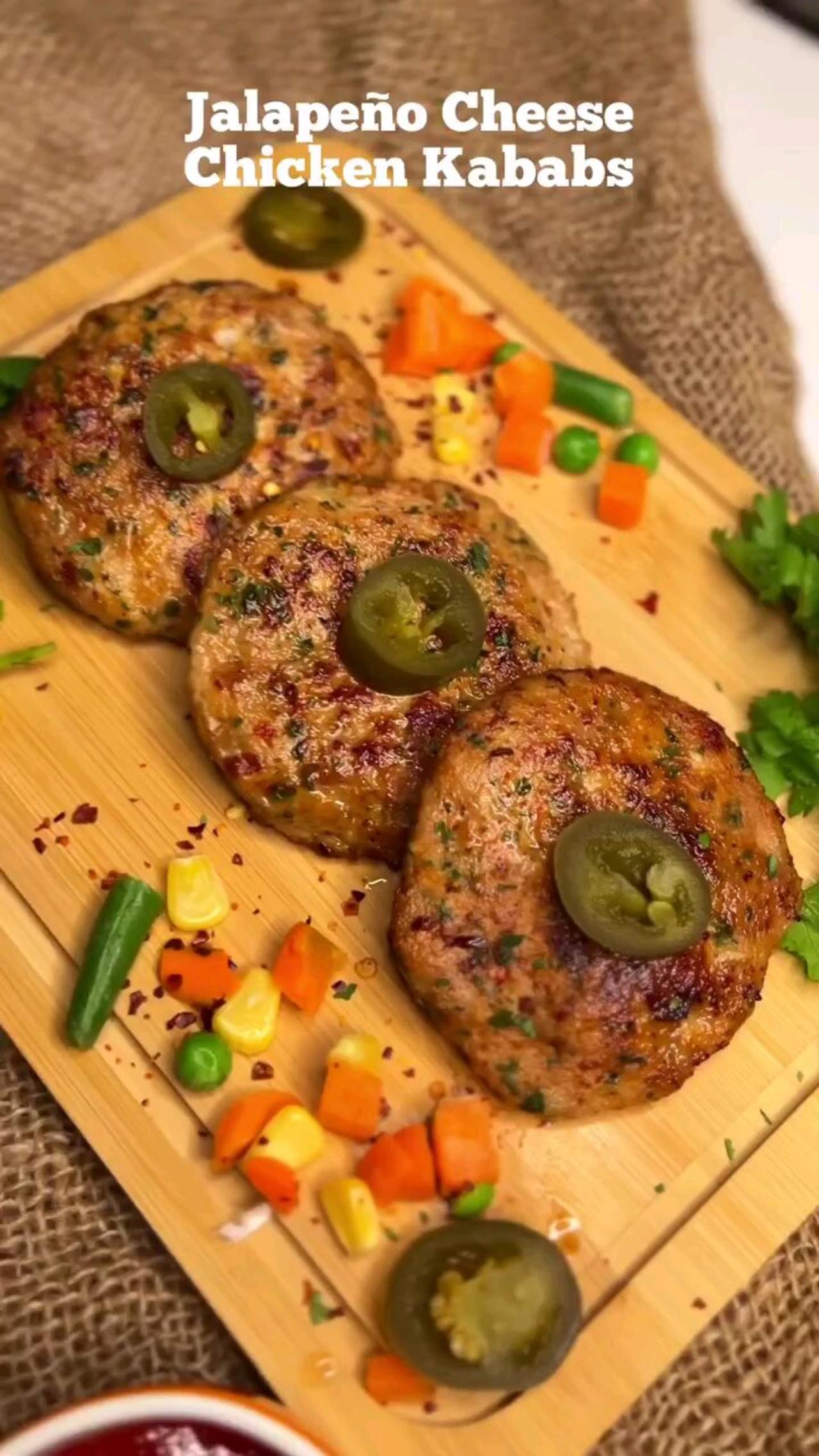 Jalapeño Cheese Chicken Kababs | #cheesekababs #jalapenos #cooking #kabab #chickenkabab #desifood