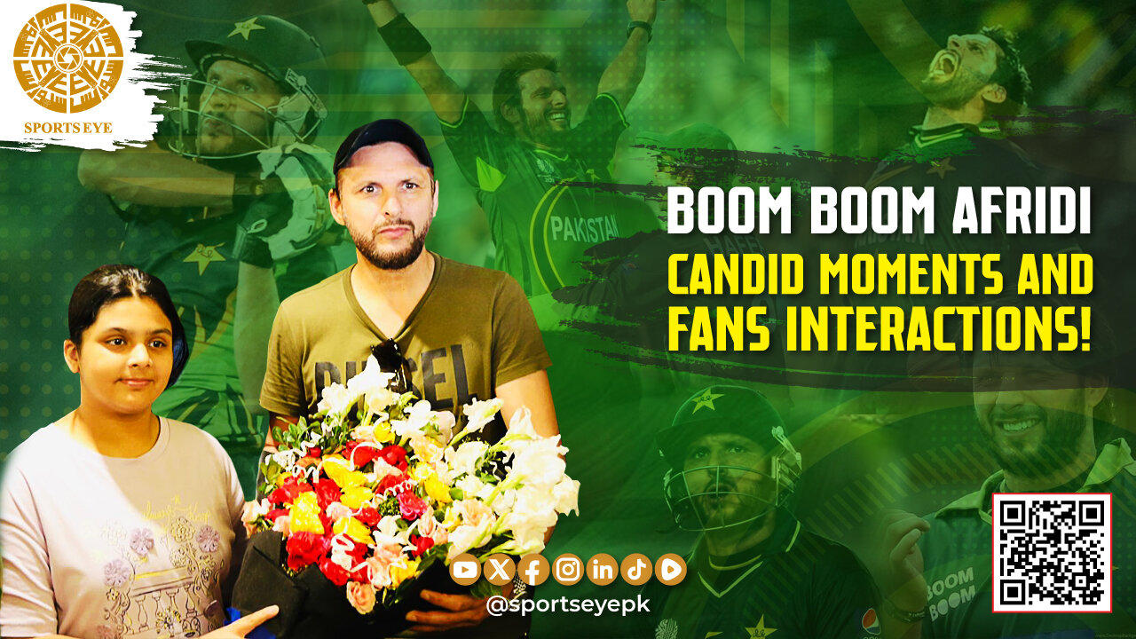 Shahid Afridi Exclusive: Candid Moments & Fans Interactions !