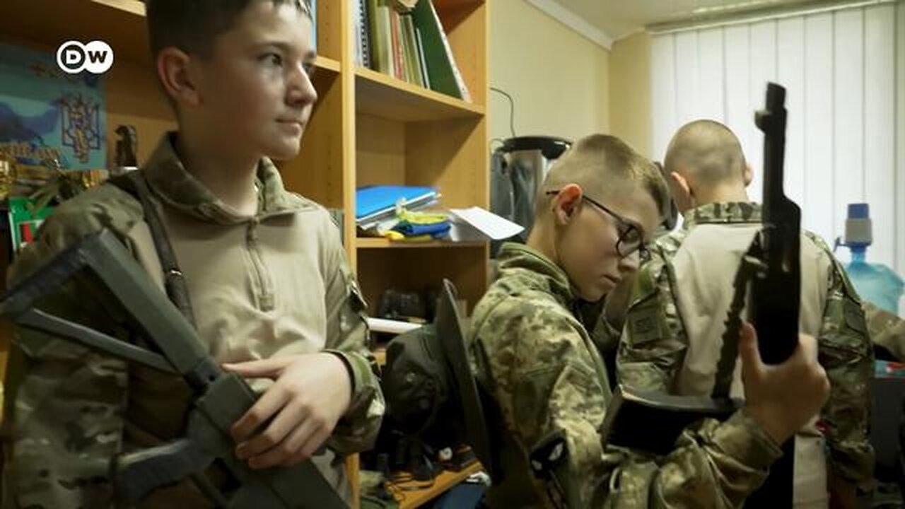 DW News: Military training for Ukrainian youngsters