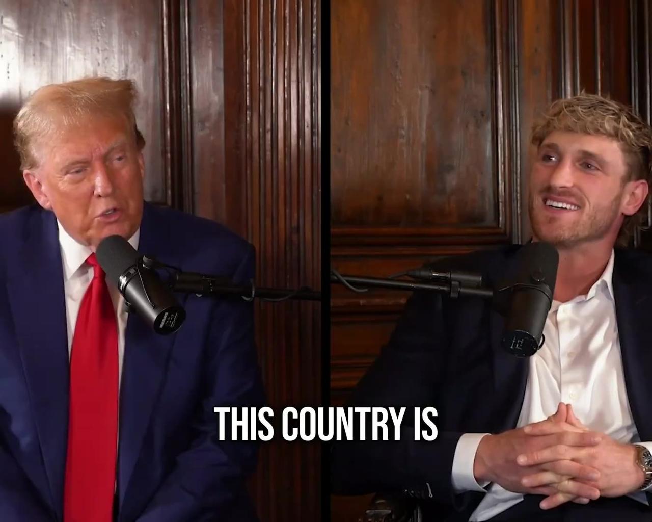 Trump Surprises Logan Paul With One Simple Message to Voters