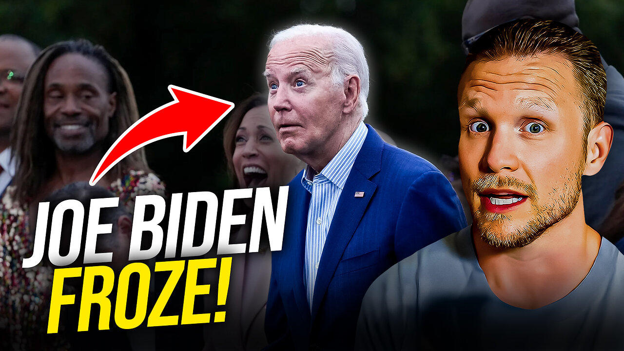 Joe Biden FREEZES During Juneteenth Parade At The White House?!