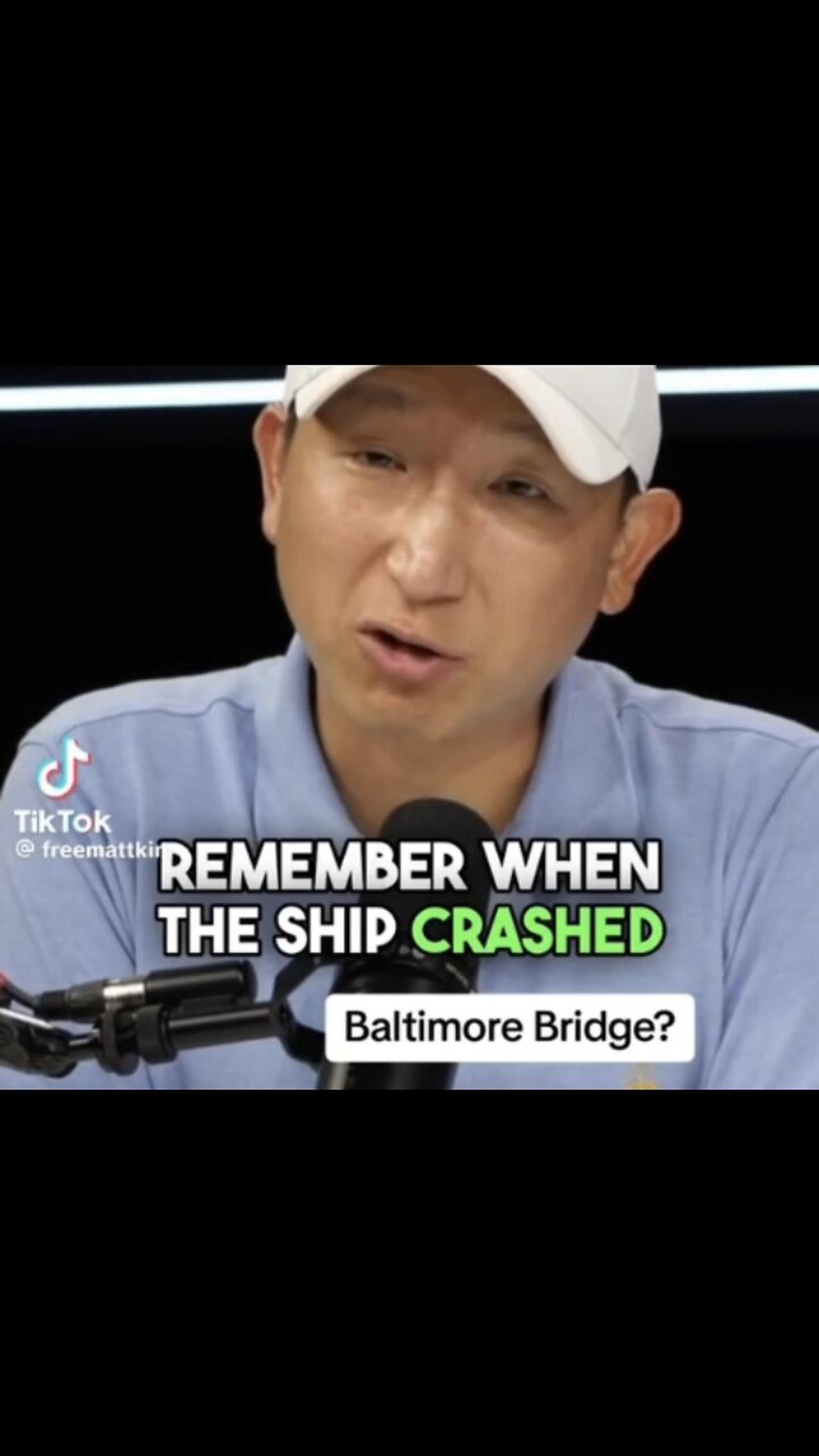 Captioned - CCP got involved with US govt to cover up Baltimore bridge incident