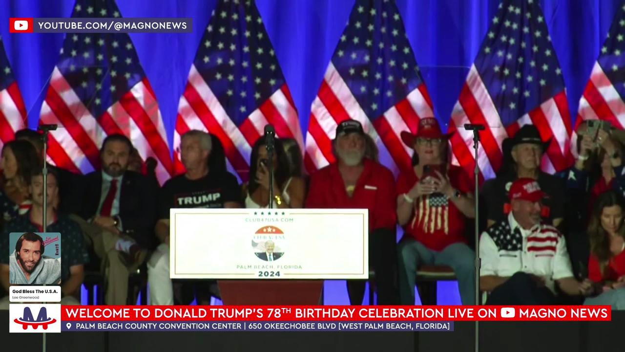 🇺🇸 Donald Trump | 78th Birthday Celebration at Club 47 in West Palm Beach, Florida (June 14, 2024)