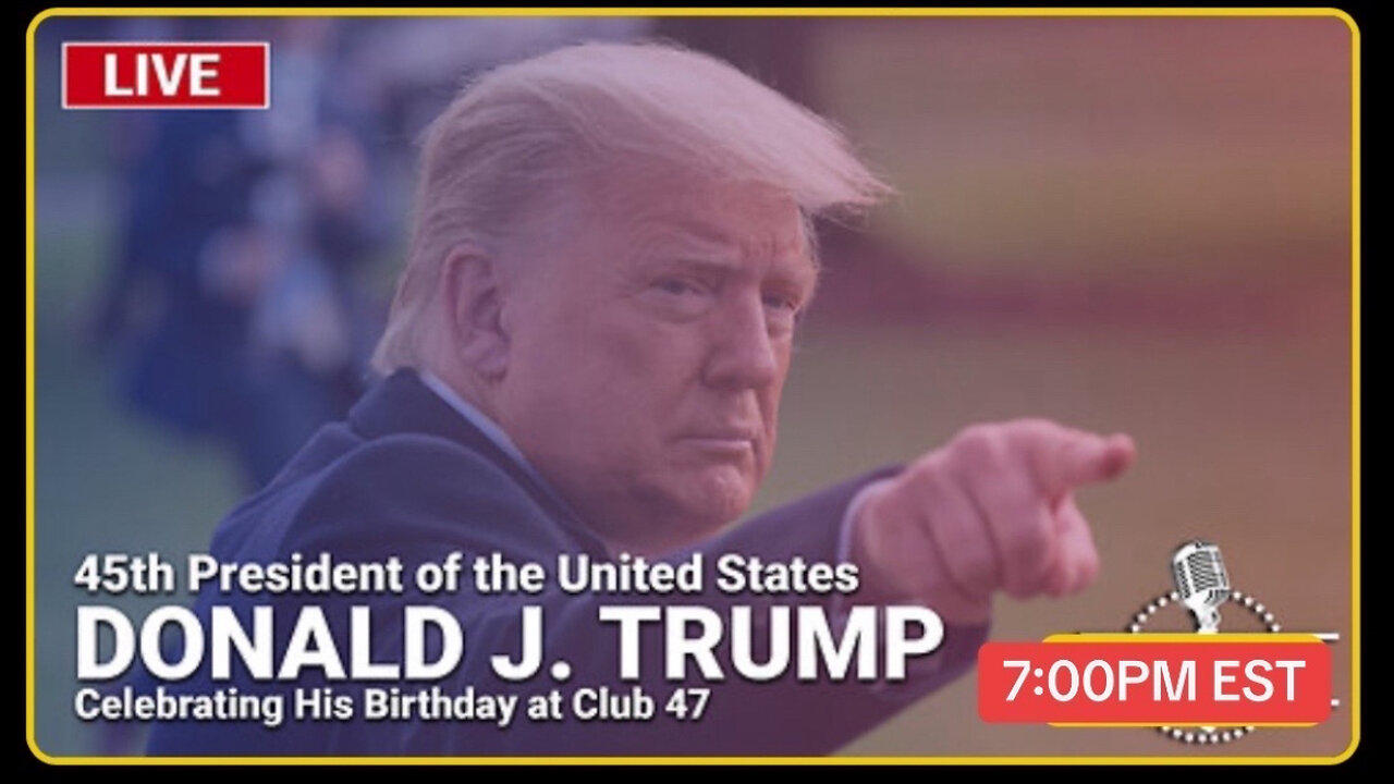 LIVE: President Trump Celebrates His Birthday at Club 47 - 6/14/24
