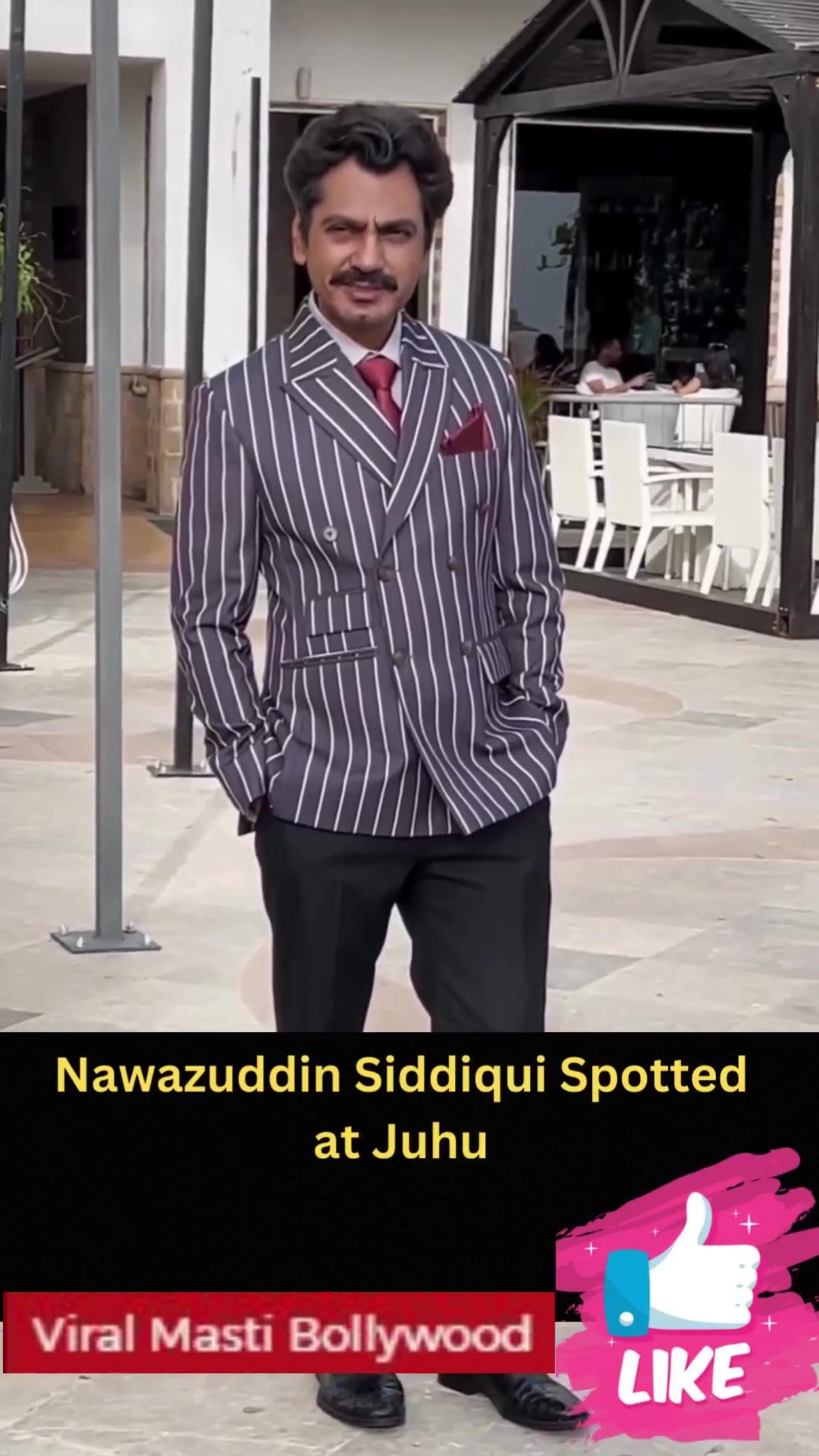 Nawazuddin Siddiqui Spotted at Juhu #nawazuddinsiddiqui