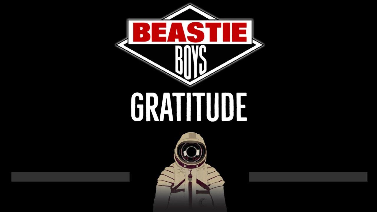 Beastie Boys • Gratitude (CC) 🎤 [Karaoke] [Instrumental Lyrics]