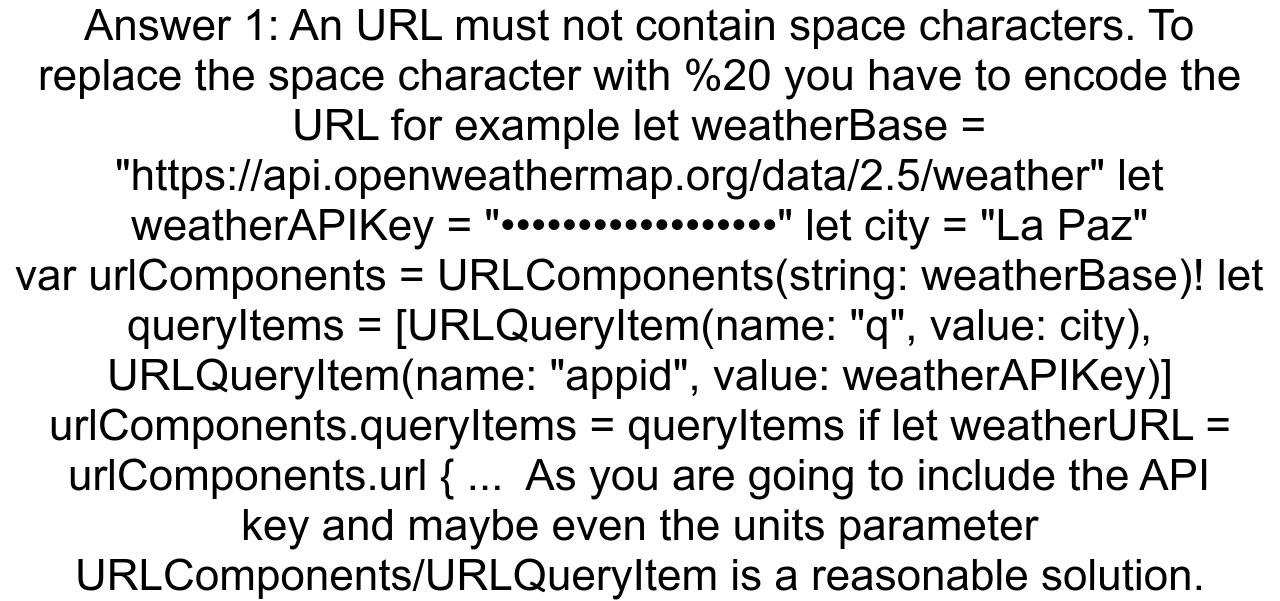Open Weather Map does recognize city name when textField contains two substring