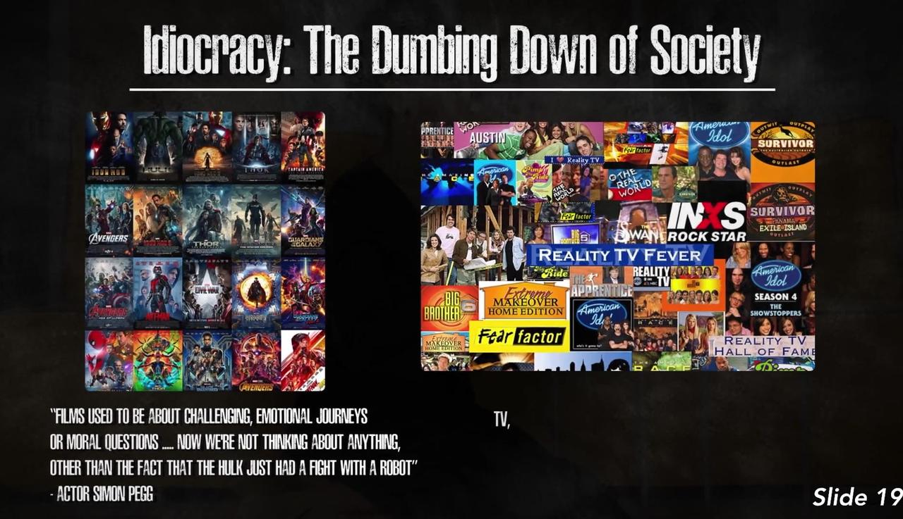 Part 10: Idiocracy: The Dumbing Down of Society - newsR VIDEO