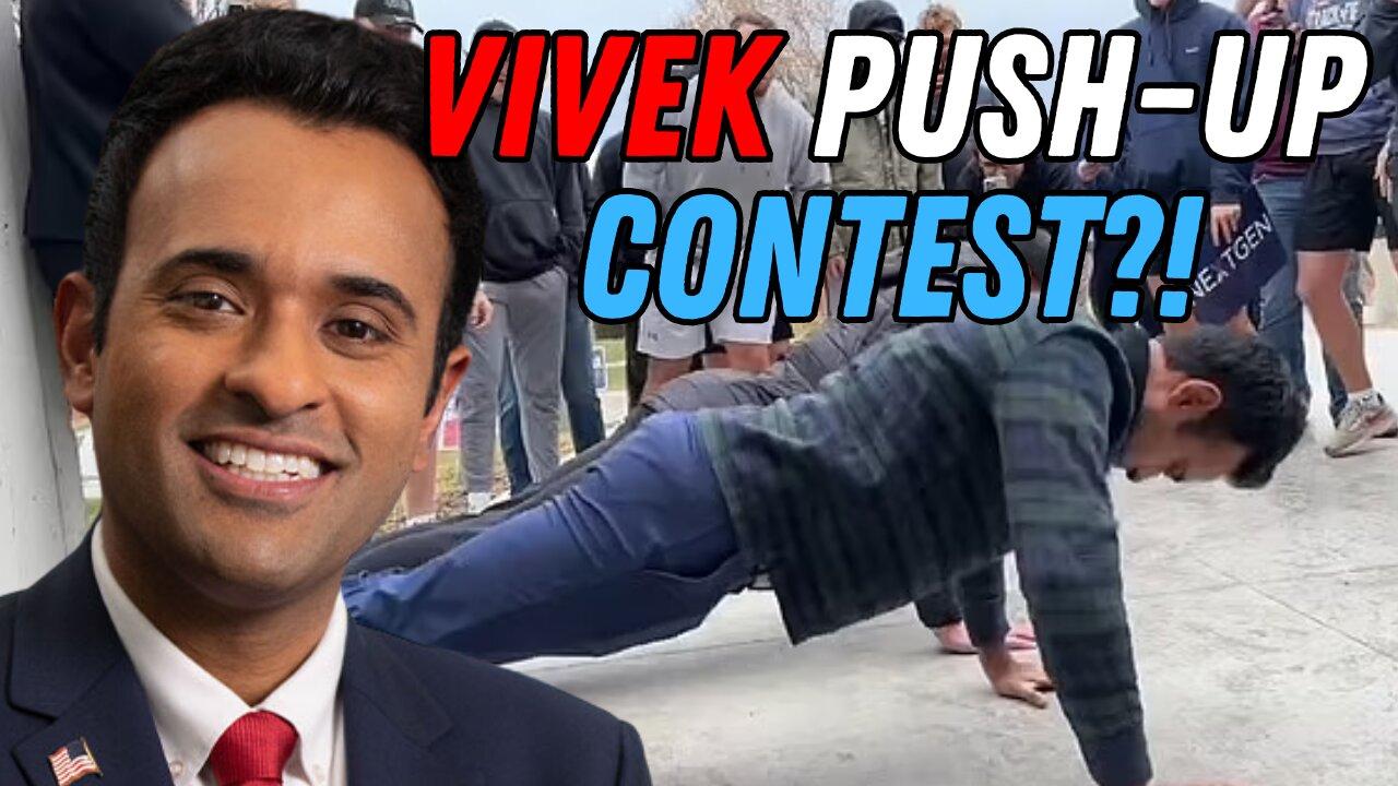 FATHERS DAY NEWS: Vivek Ramaswamy SLAYS Push-Up Contest!