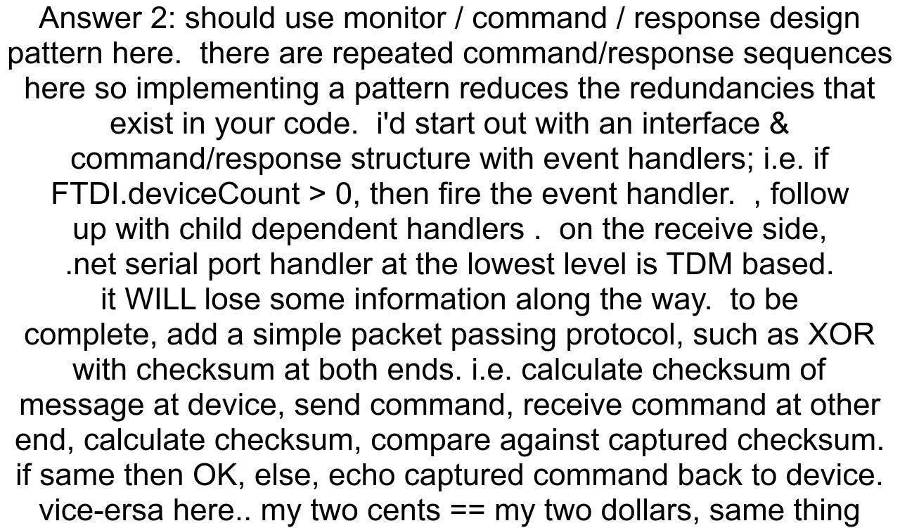 Using FTD2XX_NET managed NET wrapper class to read real time temperature data