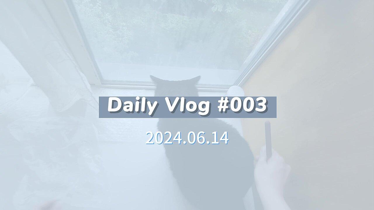 [ASMR]my little cat black(heihei) daily 004，combing