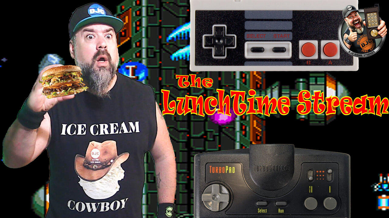 The LuNcHTiMe StReAm - LIVE Retro Gaming with DJC - Nes and Turbografx Shooters!