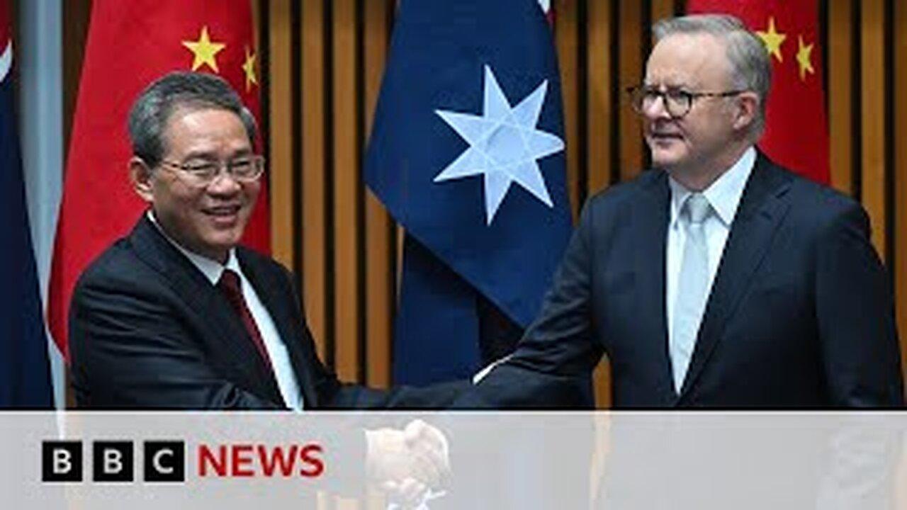 China's Premier Li Qiang visits Australia's PMAnthony Albanese | BBC News