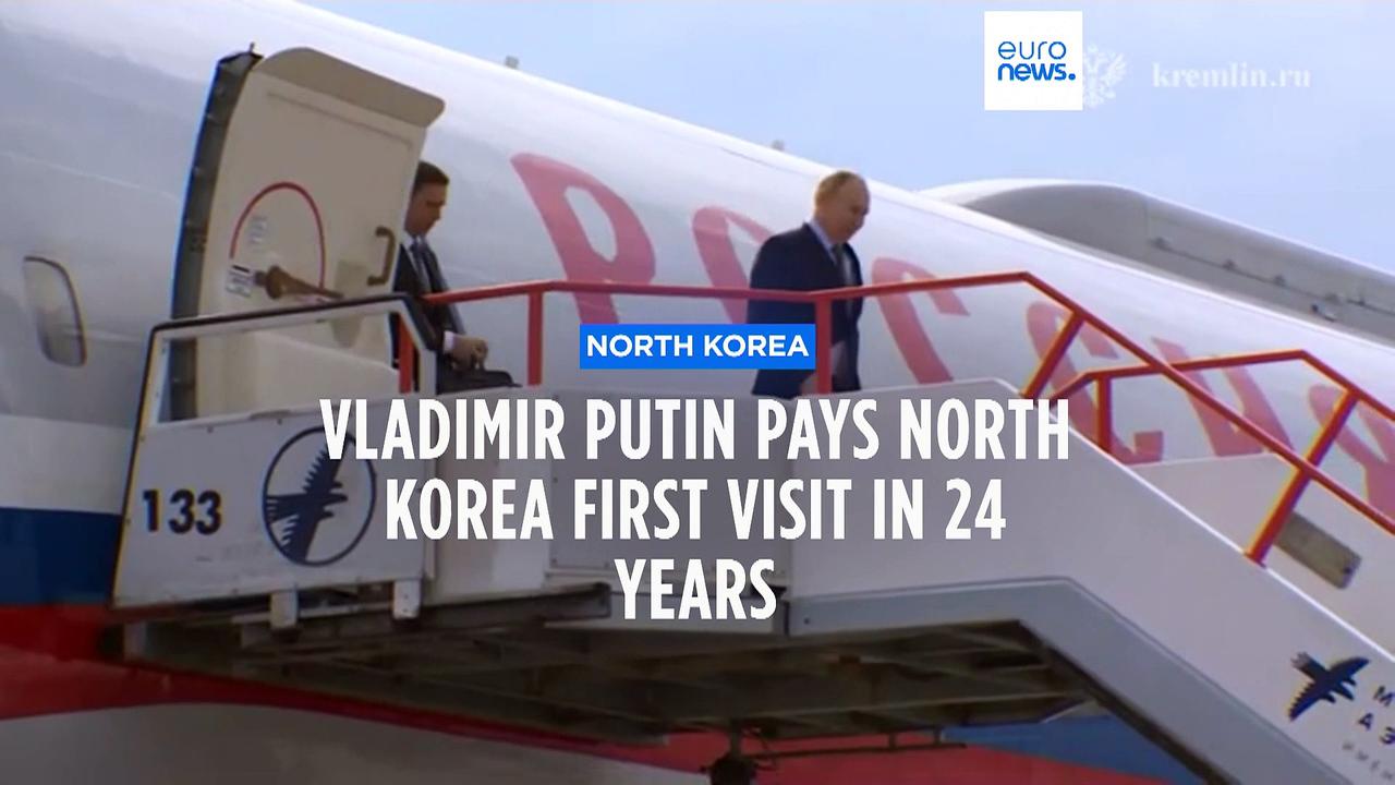 Vladimir Putin visits North Korea for first time in two decades