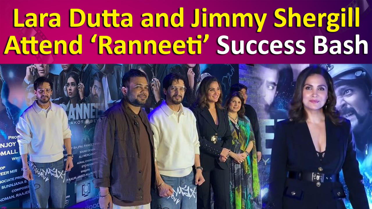 Ranneeti Success Bash: Lara Dutta, Jimmy Shergill arrive in Style