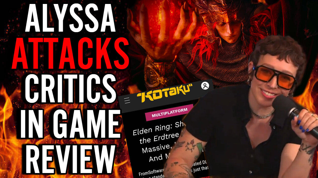 NARCISSISTIC Kotaku Editor Says Her Real Life PARALLELS  Elden Ring And ATTACKS Her Critics!!