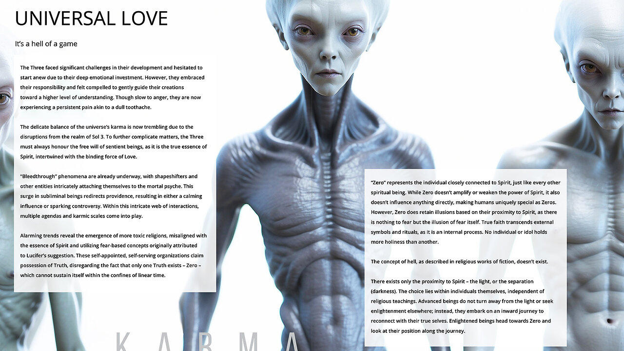 Creation Story Retold by Alien Beings: Automatic Writing