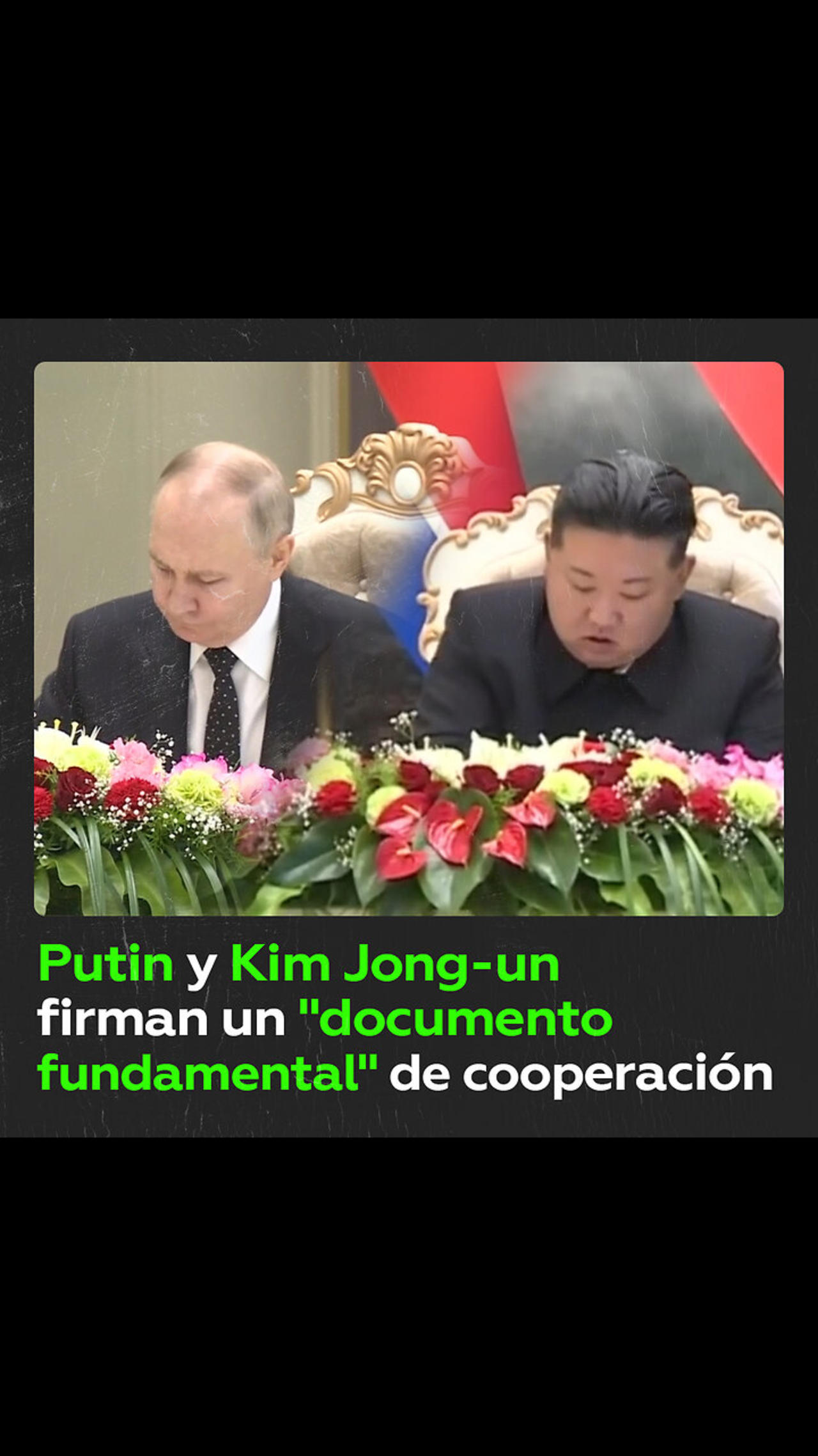 Putin y Kim Jong-un firman un Tratado de Asociación Estratégica Integral