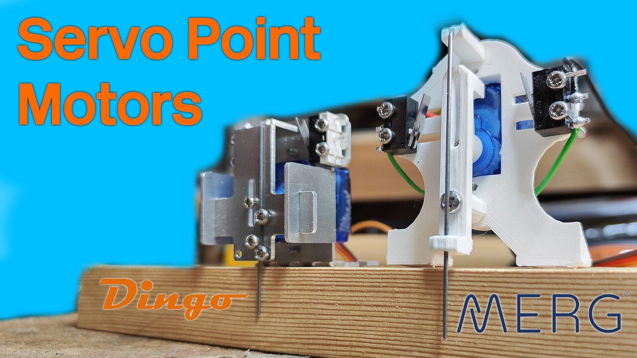 Using Servos as slow action Point Motors on DMR One News Page VIDEO