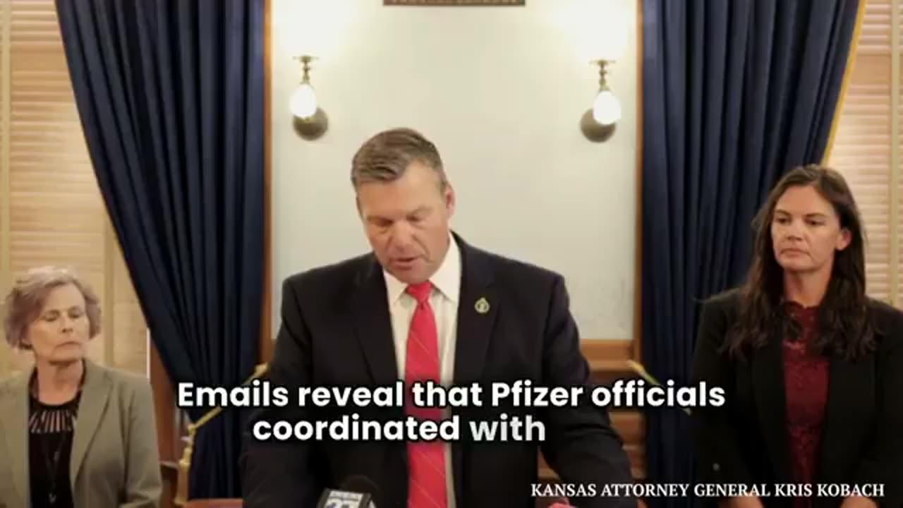 Kansas AG Kris Kobach is suing Pfizer over the COVID vaccine