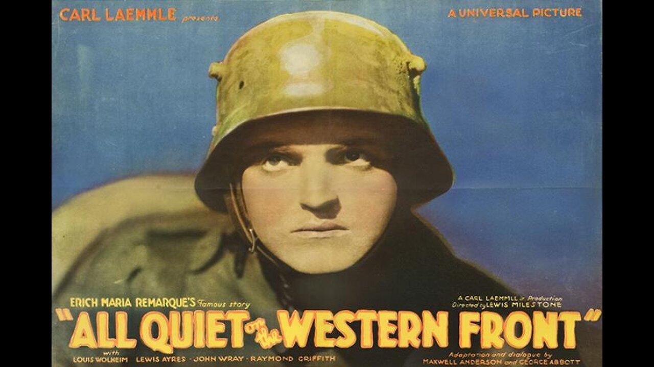 ALL QUIET ON THE WESTERN FRONT (1930). Trench Battle in Color