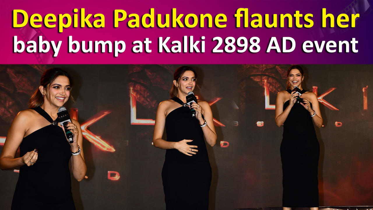 Deepika Padukone looked phenomenal in a long black dress