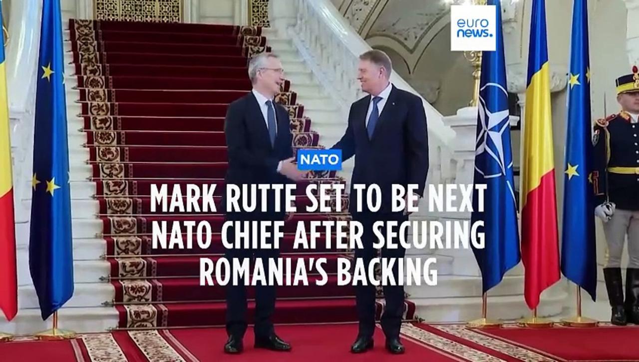 Mark Rutte set to be next NATO chief after securing Romania's backing
