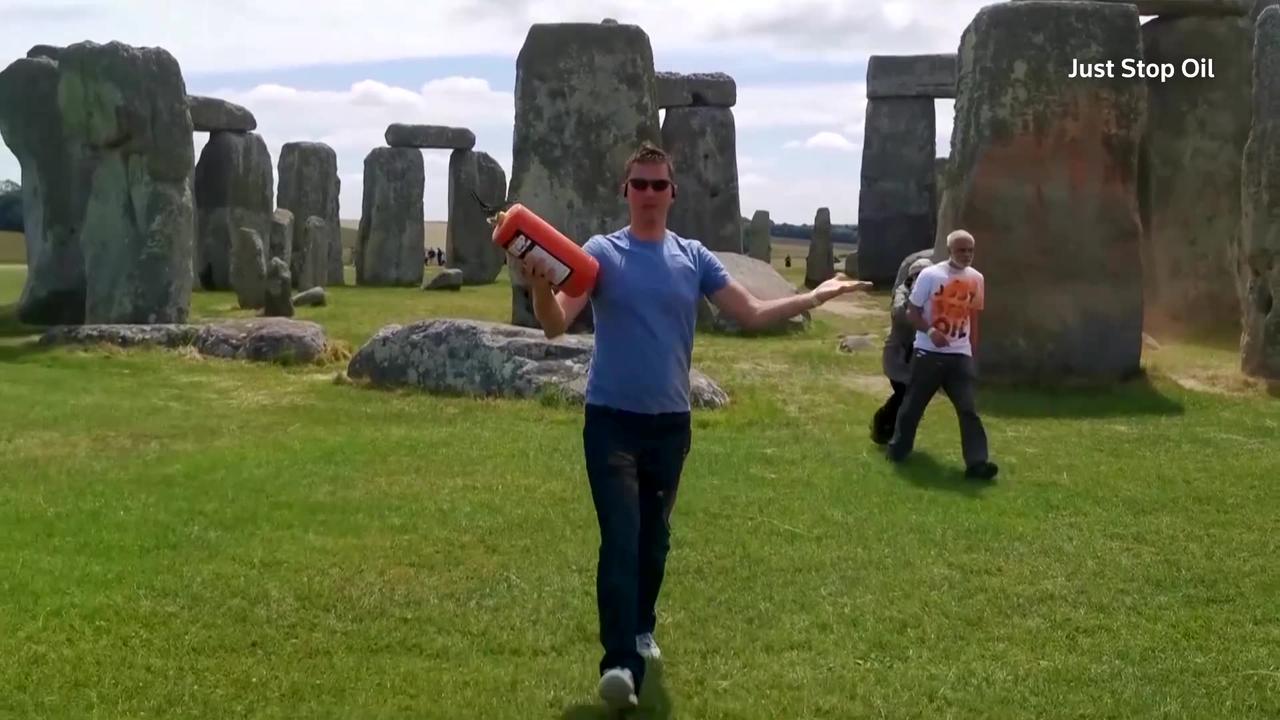 Local and expert upset by Stonehenge 'desecration'