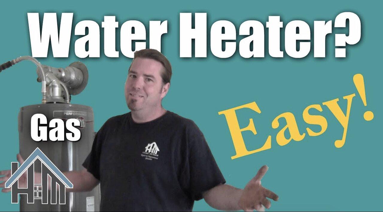 how to replace install gas water heater. Easy! Home Mender.
