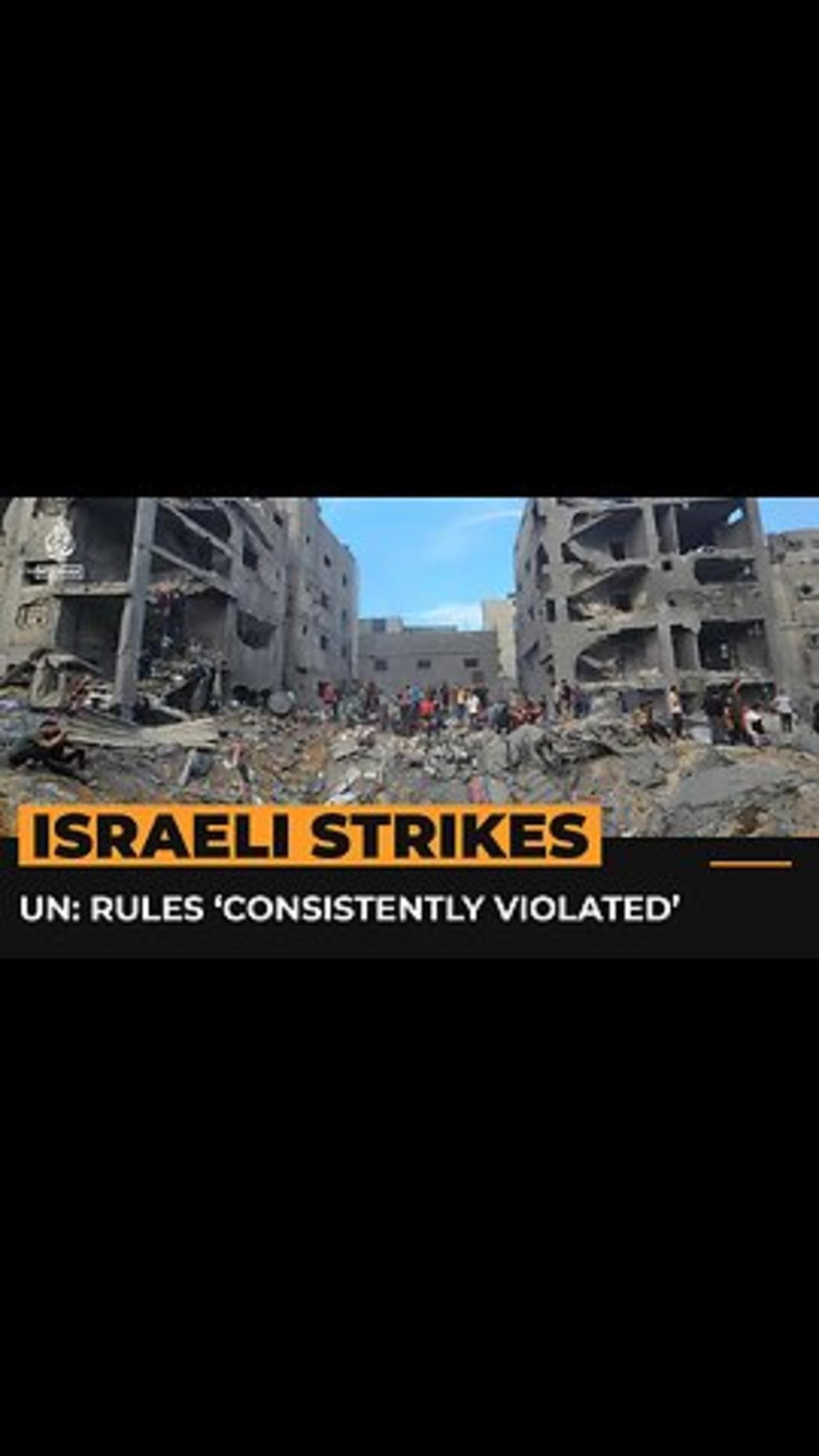 UN report_ Israeli strikes 'systematically' violating laws of war _ Al Jazeera Newsfeed